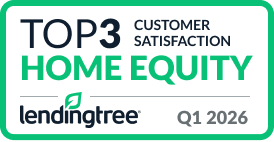 Lending Tree Home Equity Top 3 in Customer Satisfaction for Q1 of 2026.